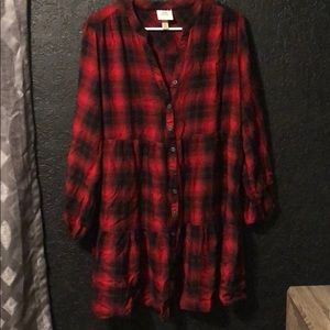 Buffalo Plaid Tunic